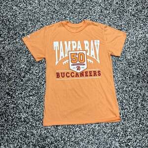 Tampa Bay Buccaneers 50 Seasons Creamsicle Retro Logo T-Shirt